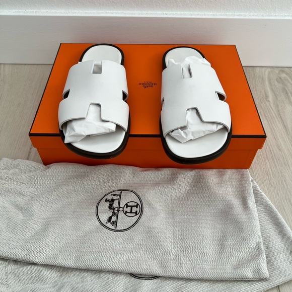 Hermes Mens blanc Izmir size 40.5 main image 4